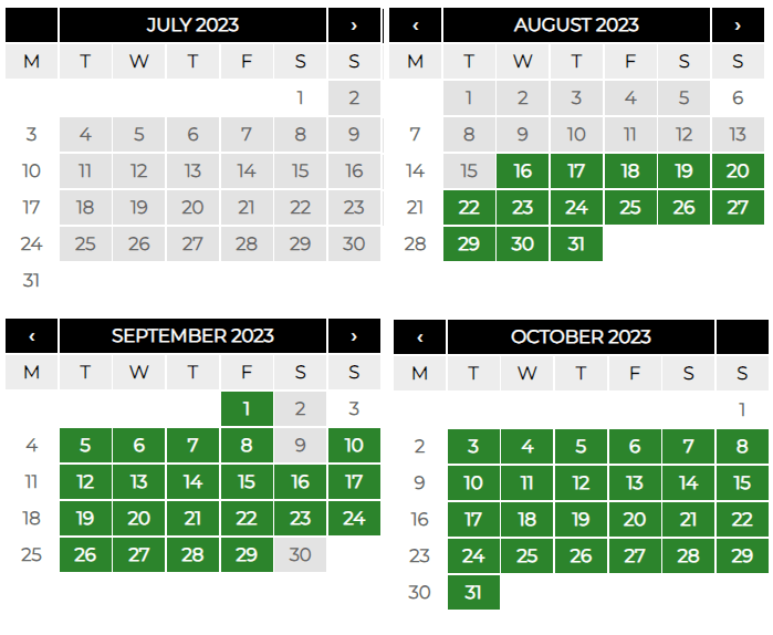 ミラノ2023の日程は？