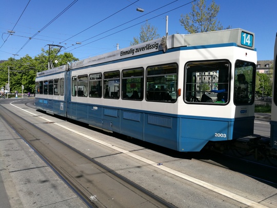 Zurich tram チューリッヒ トラム