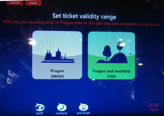 プラハ トラム 地下鉄 バス チケット 切符