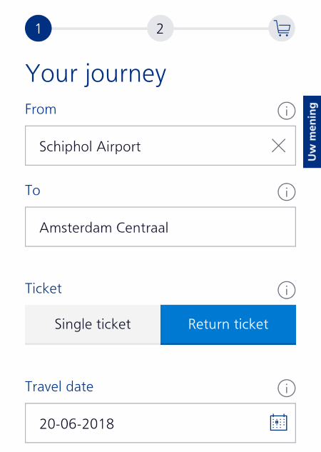 オランダ鉄道 NS 切符 スマホ アプリ
