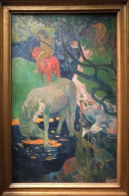 オルセー美術館 ゴーギャン『白い馬』