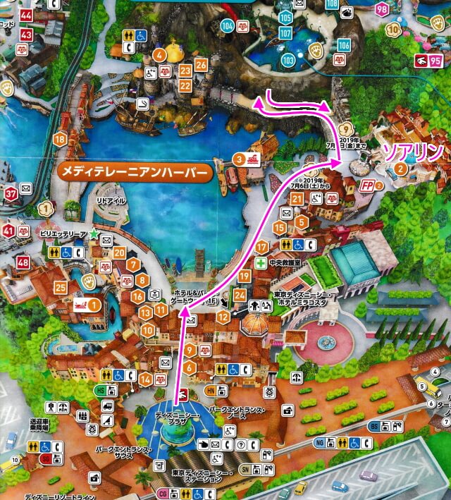 Jungle Maps Map Of Disneysea Japan