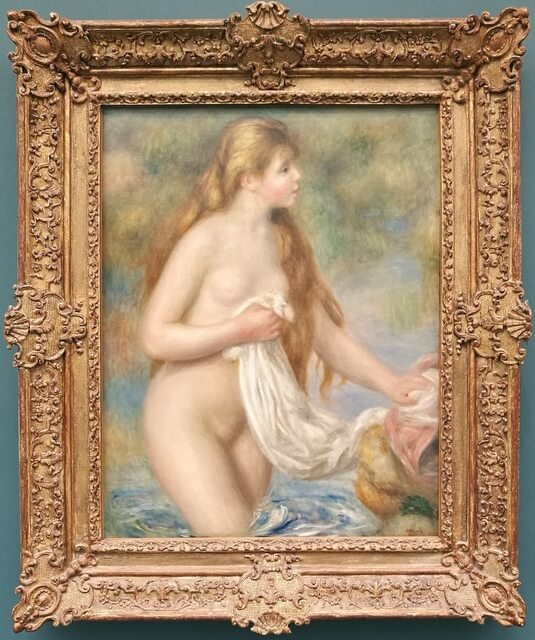 オランジュリー美術館 Musée de l'Orangerie ルノワール『長い髪の浴女』