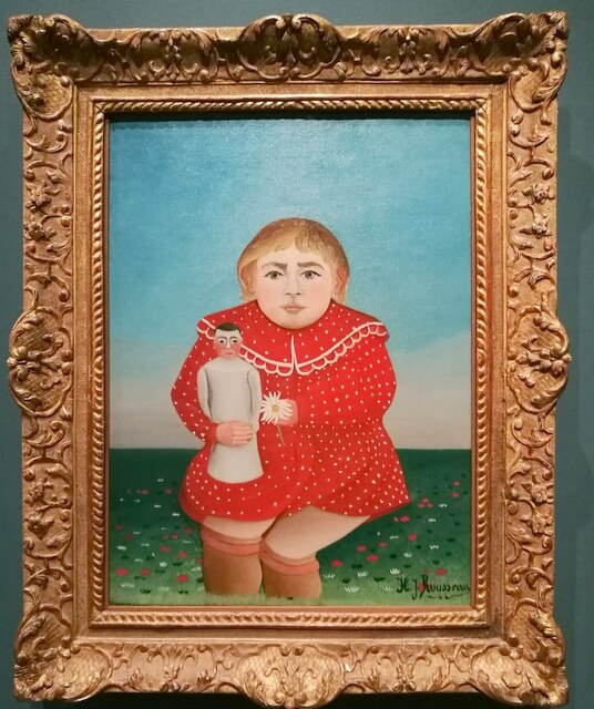 オランジュリー美術館 Musée de l'Orangerie アンリ・ルソー『人形を持つ子供』