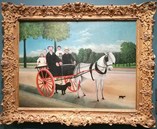 オランジュリー美術館 Musée de l'Orangerie アンリ・ルソー『ジュニエ爺さんの二輪馬車』