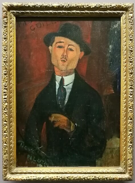 オランジュリー美術館 Musée de l'Orangerie モディリアーニ『ポール・ギヨームの肖像』