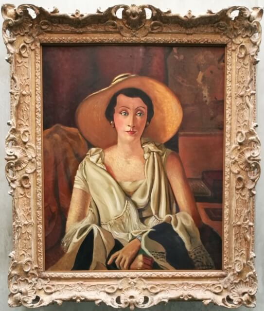 オランジュリー美術館 Musée de l'Orangerie アンドレ・ドラン『大きい帽子を被ったポール・ギョーム婦人の肖像』