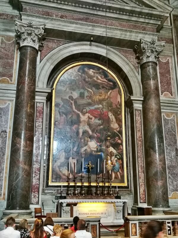サン・ピエトロ大聖堂 聖セバスティアヌスの礼拝堂