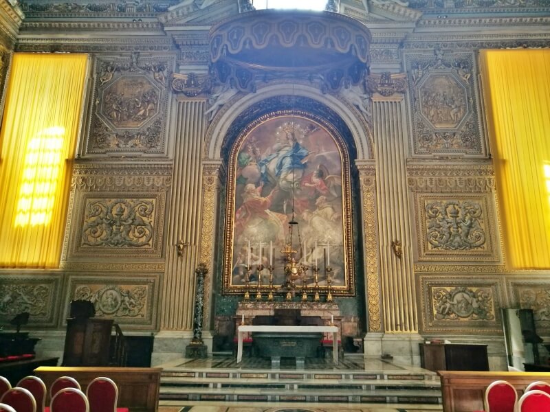 サン・ピエトロ大聖堂 無原罪のお宿りの祭壇