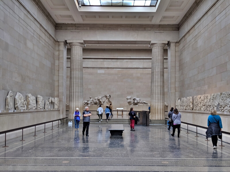 大英博物館 パルテノン神殿の彫刻