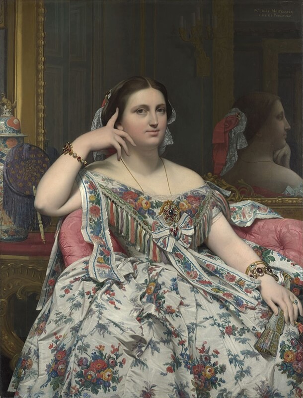 ロンドン ナショナル・ギャラリー イネス・モワテシエ夫人の肖像