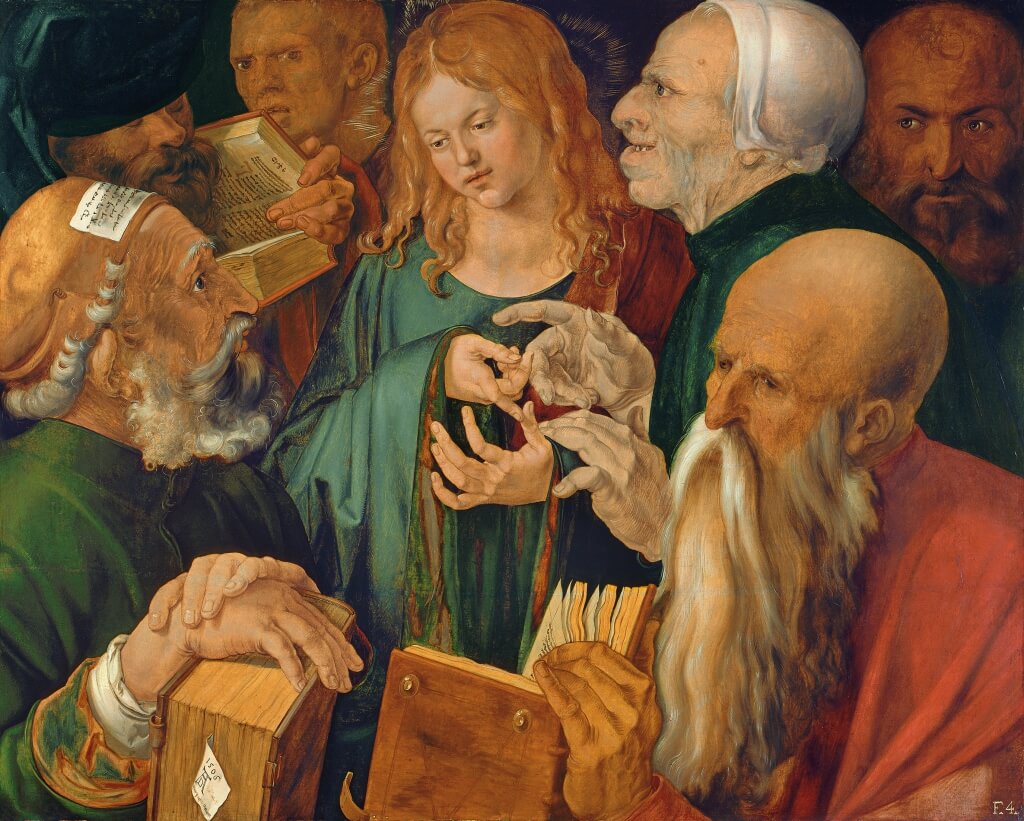 ティッセン・ボルネミッサ美術館 医師に囲まれるキリスト