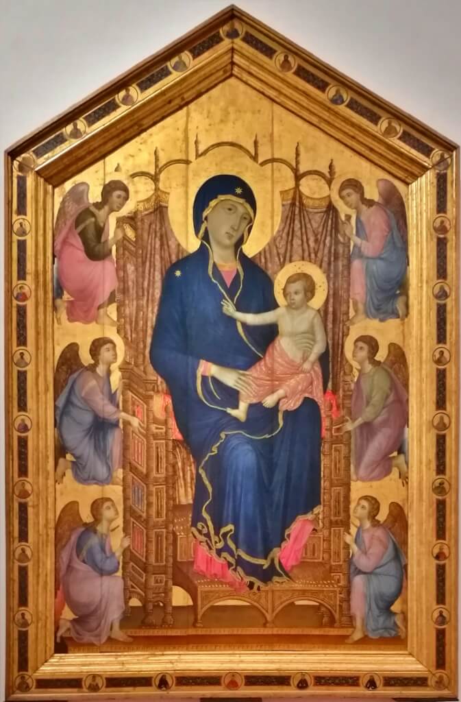 ウフィツィ美術館 聖母子と六天使(ルチェライの聖母)