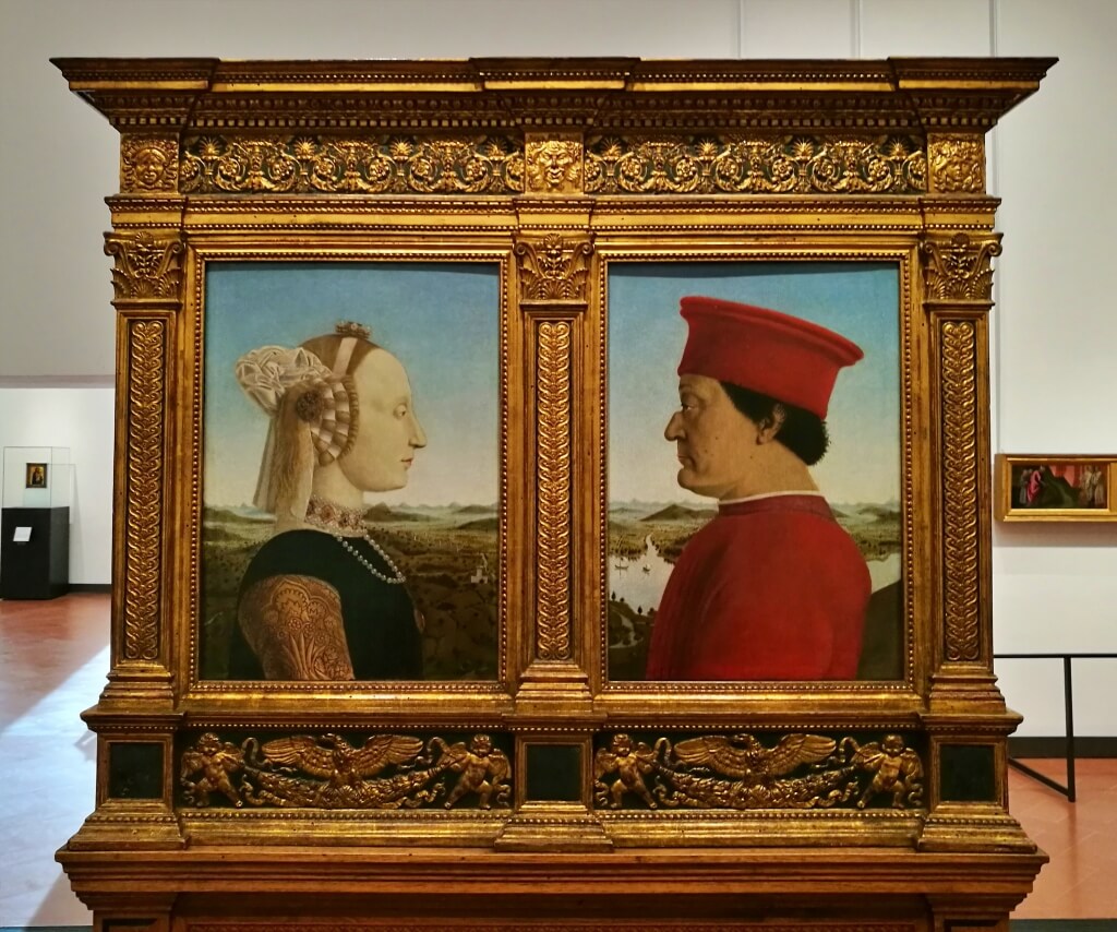 ウフィツィ美術館 ウルビーノ公夫妻の肖像