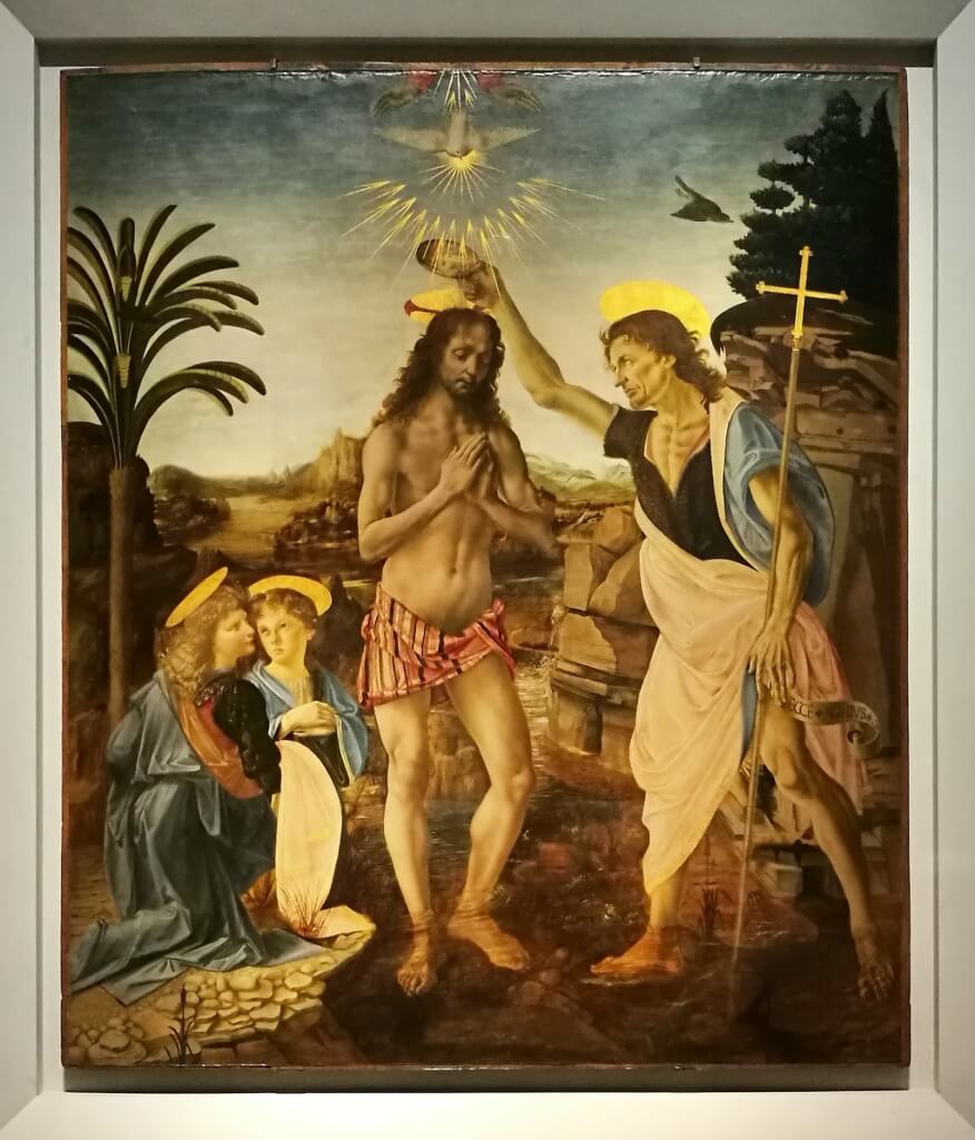 ウフィツィ美術館 キリストの洗礼