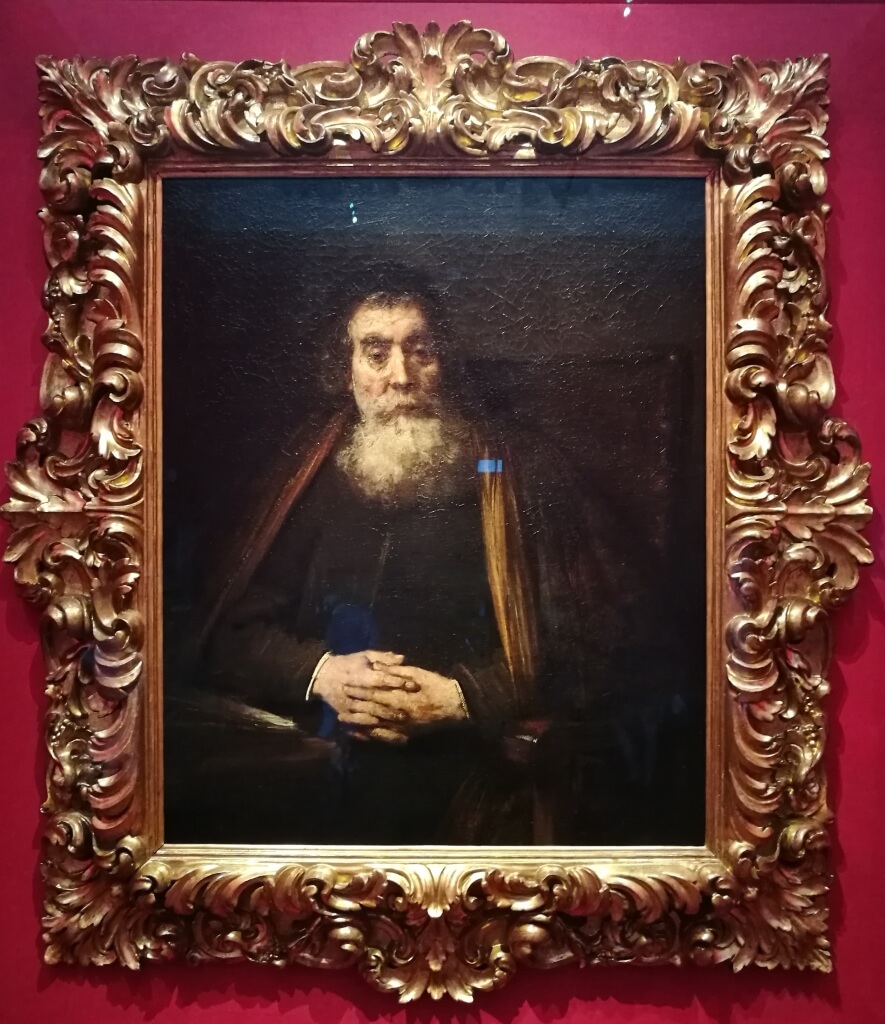ウフィツィ美術館 老人の肖像(老人ラビ)