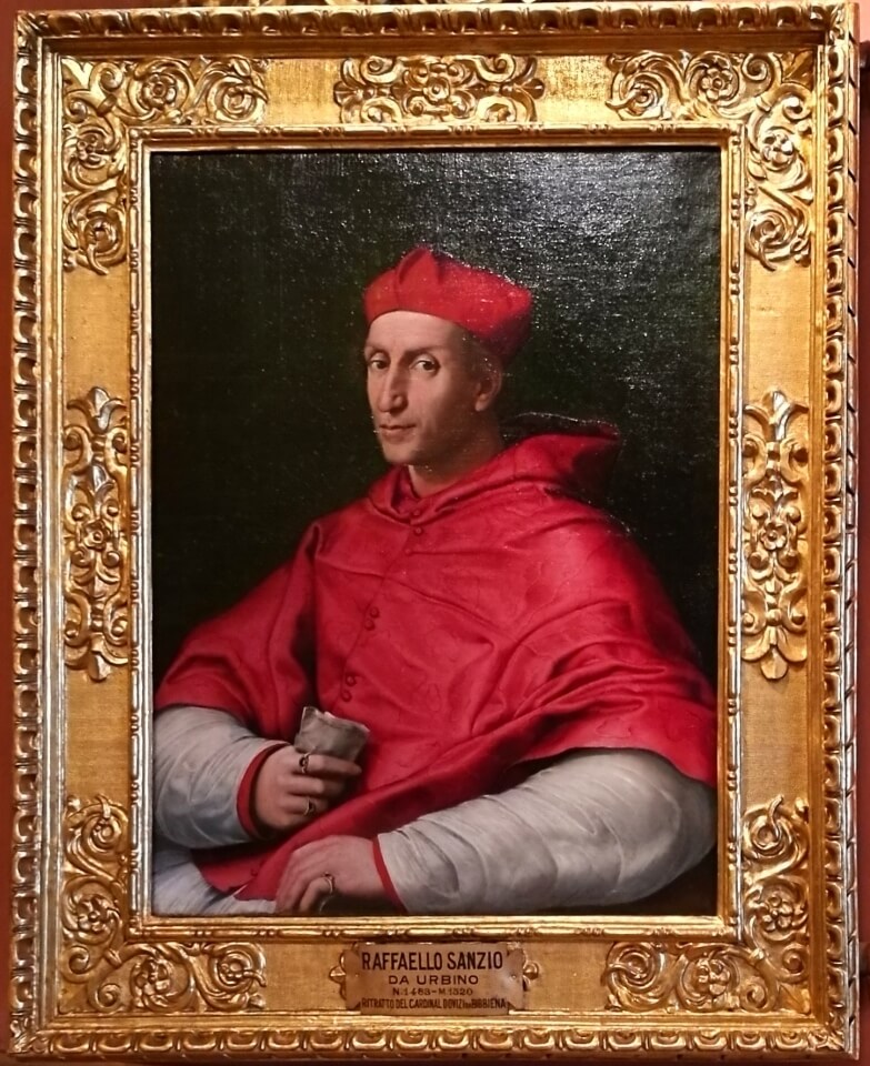 ピッティ宮殿 パラティーナ美術館  ベルナルド・ドヴィーツィ枢機卿の肖像