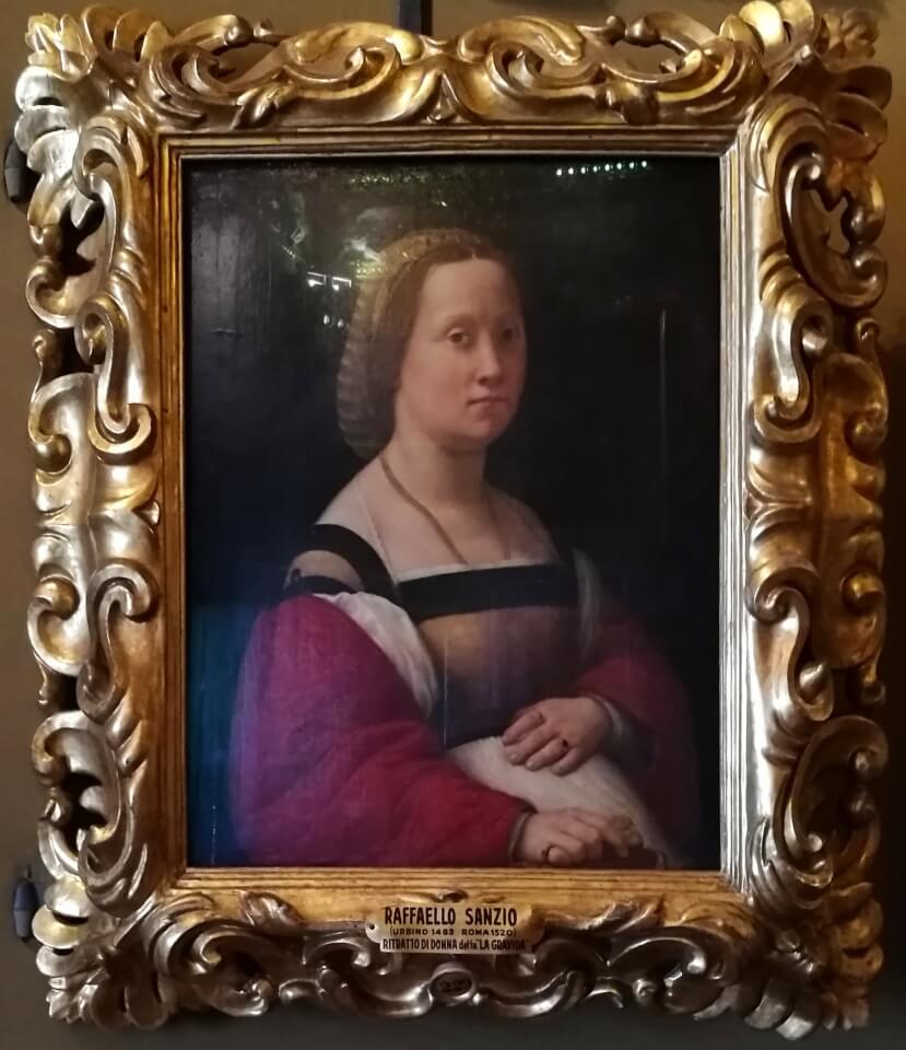 ピッティ宮殿 パラティーナ美術館  身重の女の肖像