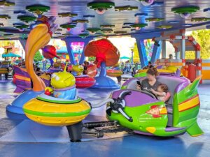 Alien Swirling Saucers